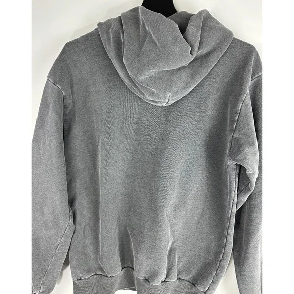 Talentless x Scott Disick Heavyweight Hoodie Blank Distressed Gray Men's Large - Picture 13 of 16